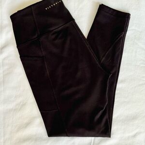 Victoria's Secret Black Spandex Leggings with Pockets